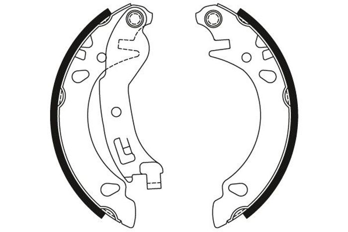 Bremsbacke passt zu: FIAT PANDA 1.1-1.3D 09.03