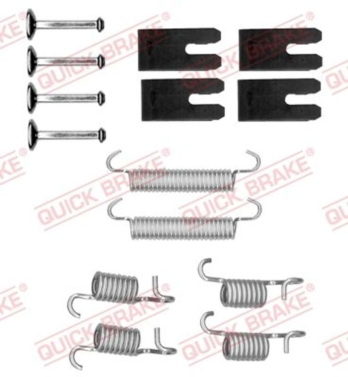 Montagesatz der Bremsbacken (LUCAS) passt zu: TOYOTA CARINA E VI, COROLLA 1.3...