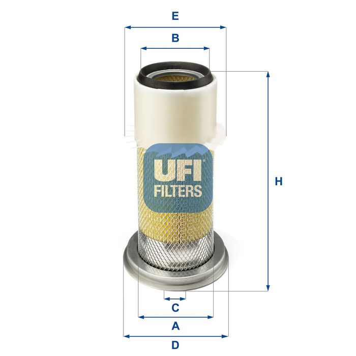 Luftfilter 196x393x155x88,4 passt zu: FENDT 2 D FARMER, 14 S FARMER, 200 K FA...