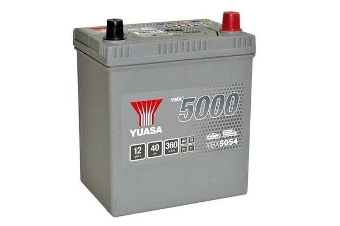 Batterie YUASA 12V 40Ah/360A (EN) YBX5000 Silver High Performance SMF (P+ dün...