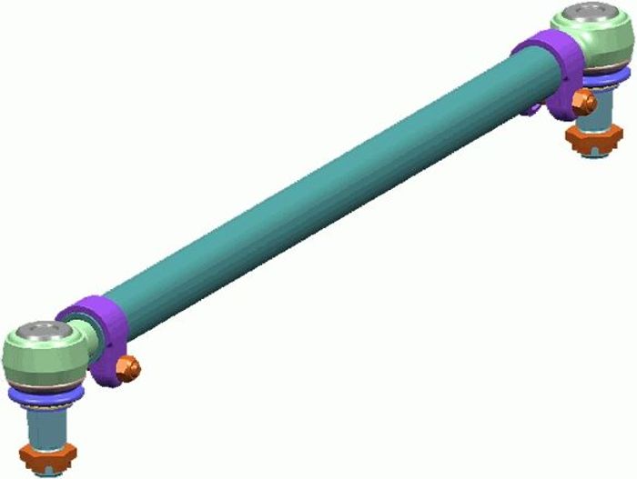 Spurstange (L-1680mm) passt zu: MAN HOCL, LION&acute;S CLASSIC, SG, SL II, SÜ, TGA,...