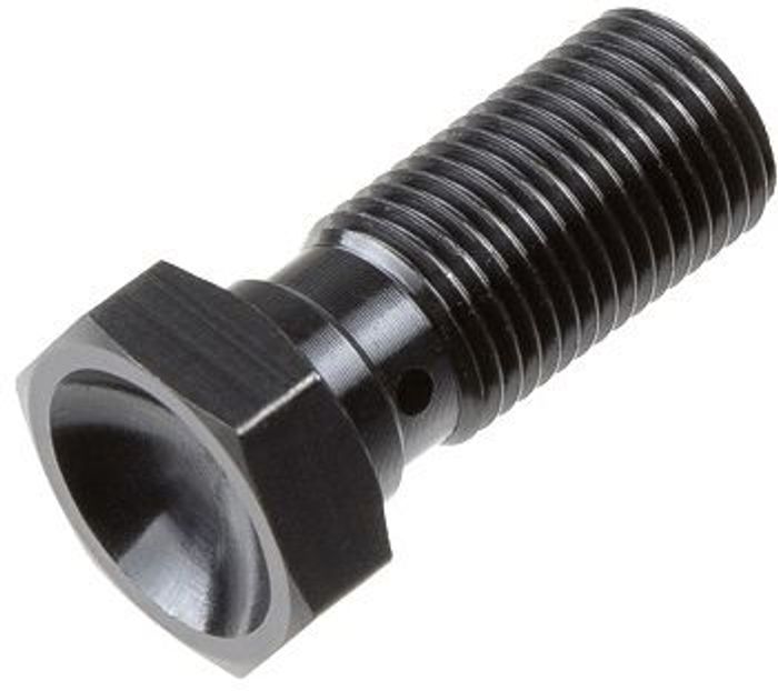 Bremsschlauchschraube M10x1, farbe: Schwarz (für 1 Rohr)