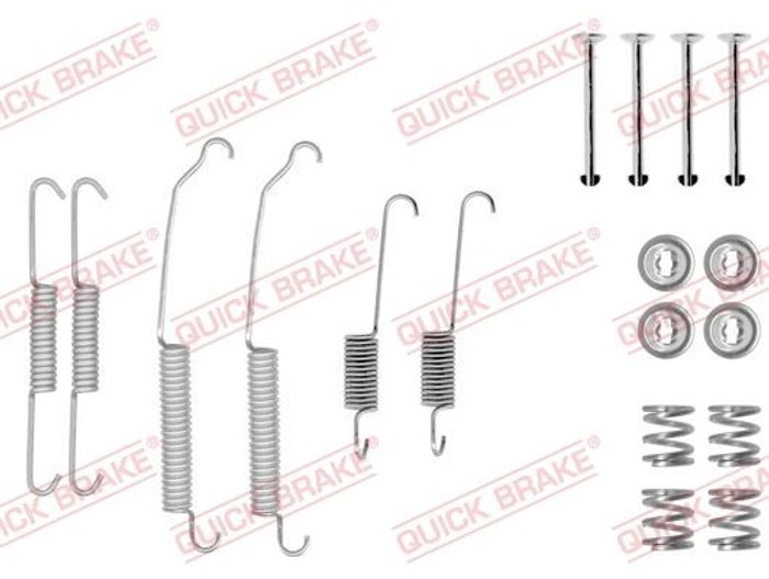 Montagesatz der Bremsbacken (LUCAS) passt zu: FIAT TEMPRA; PEUGEOT 106 I, 106...