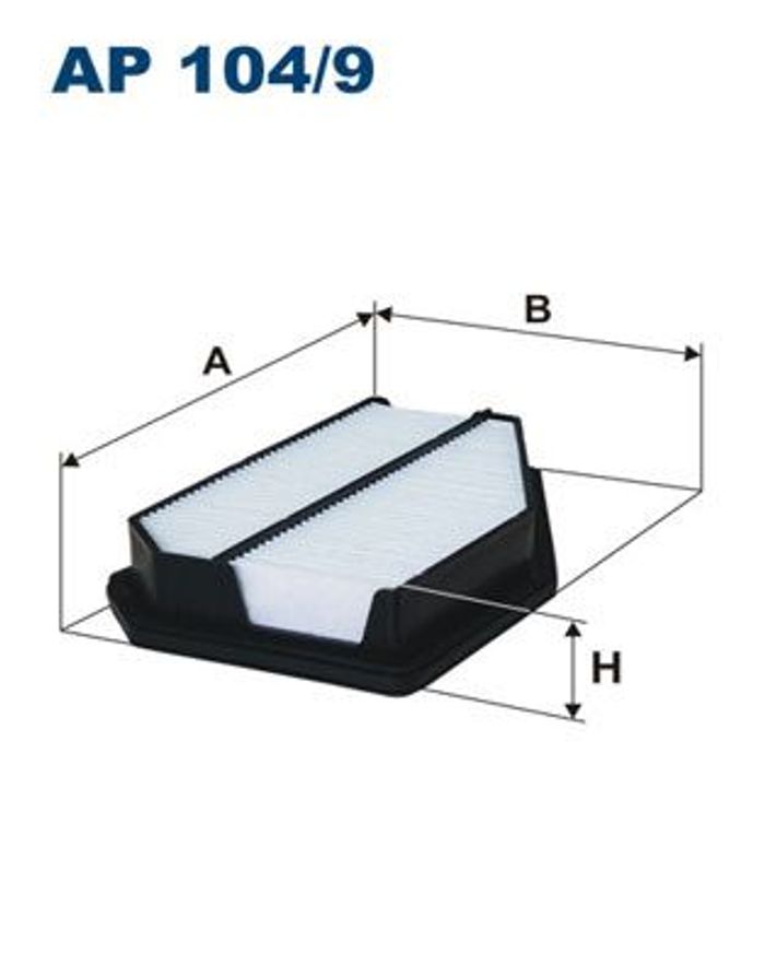 Luftfilter (Filterpatrone) passt zu: HONDA CIVIC VIII 2.0 09.06-01.12