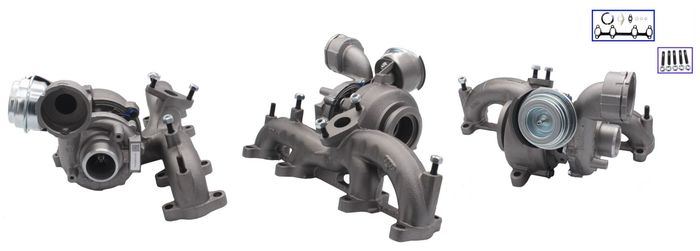 Turbolader (Runderneuert, mit Dichtungssatz) passt zu: AUDI A3; SEAT ALTEA, A...