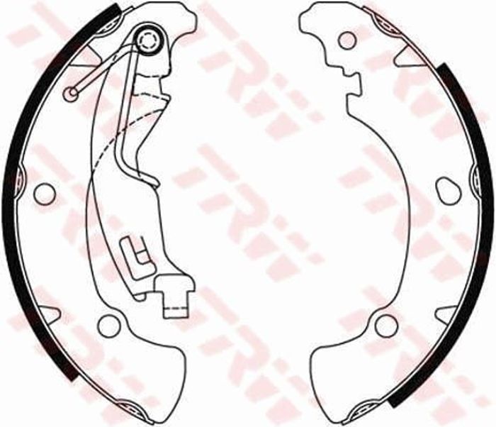 Bremsbacke passt zu: FIAT GRANDE PUNTO, IDEA, PUNTO; LANCIA MUSA, YPSILON; OP...
