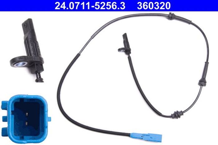 ABS-Sensor vorne L/R passt zu: DS DS 3; CITROEN C3 AIRCROSS I, C3 AIRCROSS II...