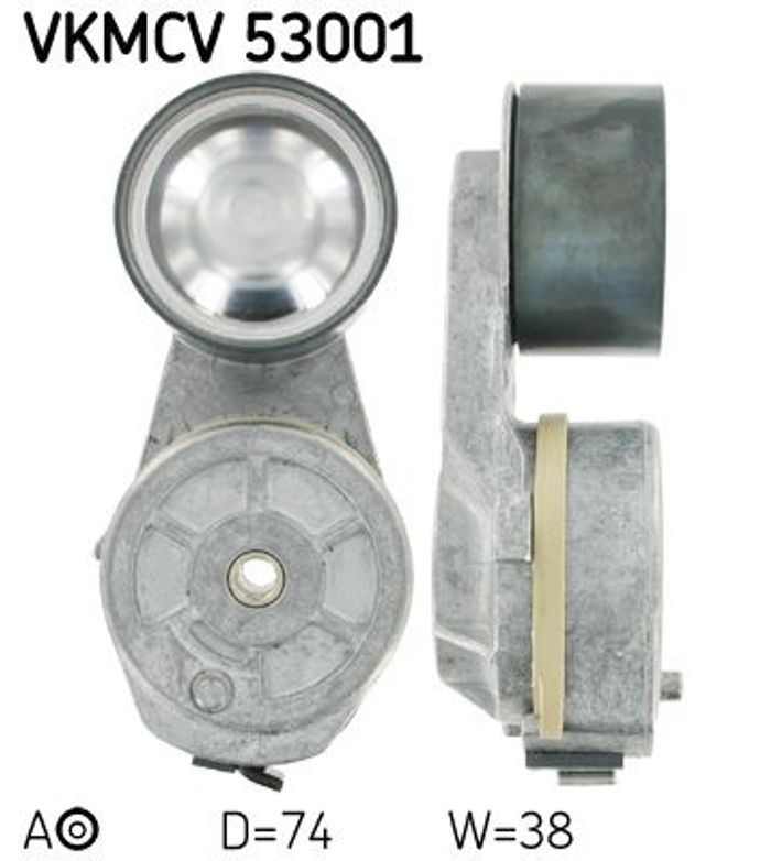Riemenspanner, Keilrippenriemen