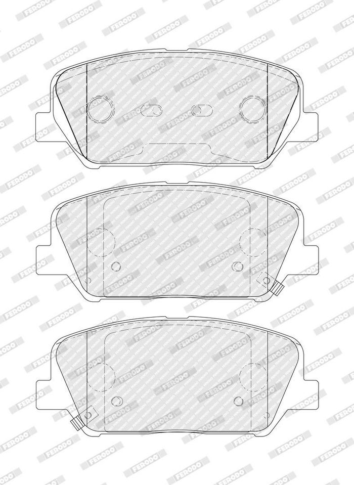 Bremsbelagsatz vorne , passt zu: HYUNDAI EQUUS / CENTENNIAL, GENESIS, I30, VE...