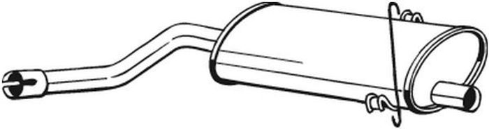 Mittelschalldämpfer