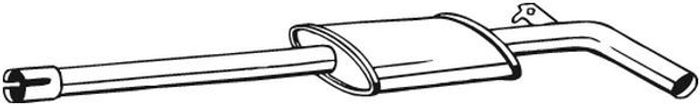Mittelschalldämpfer
