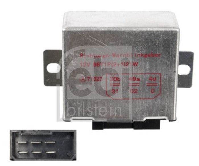 Blinkerunterbrecher (12V; anzahl der Pins: 6) passt zu: MERCEDES O 303, O 307...