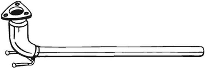 Auspuffrohr vorne passt zu: VW CADDY III, GOLF V 2.0D 01.04-08.10