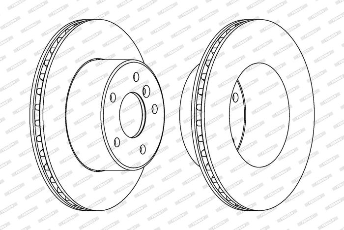 Bremsscheibe vorne L/R passt zu: LAND ROVER DISCOVERY II 2.5D/4.0 11.98-06.04