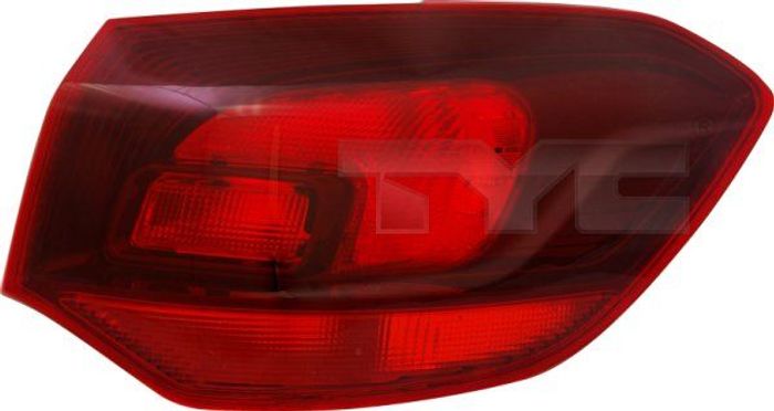 Lampe hinten L (äußerer Teil, blinkerfarbe grau, glasfarbe grau) passt zu: OP...