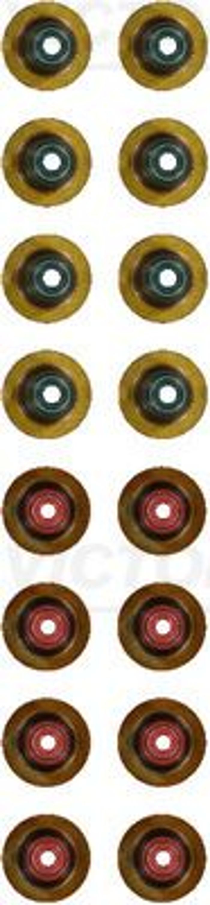 Ventilschaftdichtungssatz passt zu: ALFA ROMEO TONALE; FIAT 500X, TIPO; JEEP...