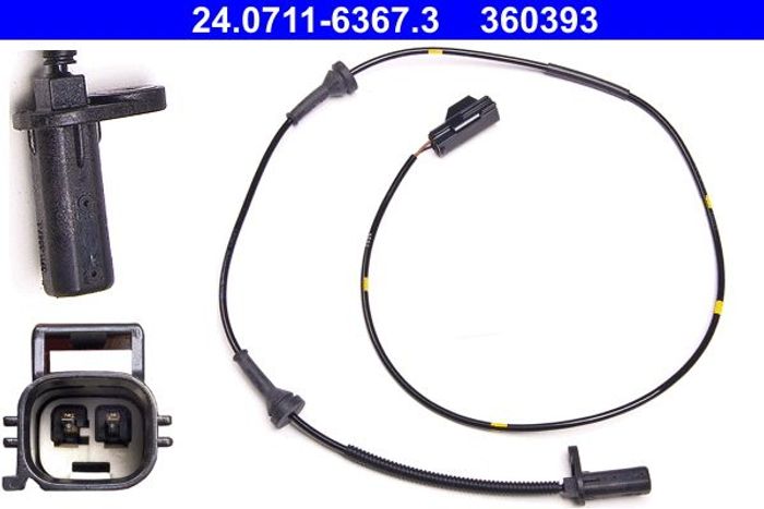 ABS-Sensor vorne R passt zu: VOLVO XC90 I 2.4D-3.2 06.02-12.14