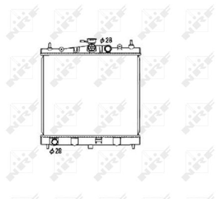 Kühler Motor (mit easy fit Elementen) passt zu: NISSAN MICRA C+C III, MICRA I...