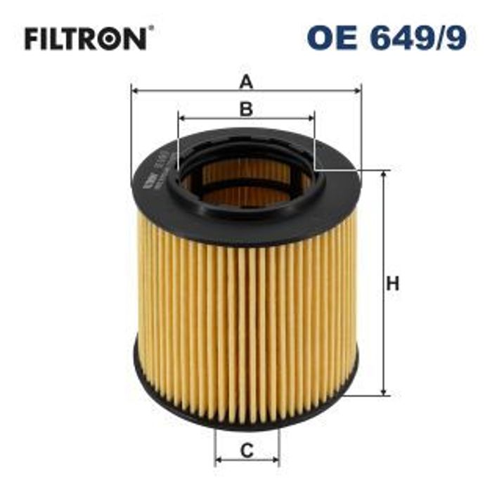 Ölfilter passt zu: BMW 1 (E81), 1 (E82), 1 (E87), 1 (E88), 1 (F20), 1 (F21),...