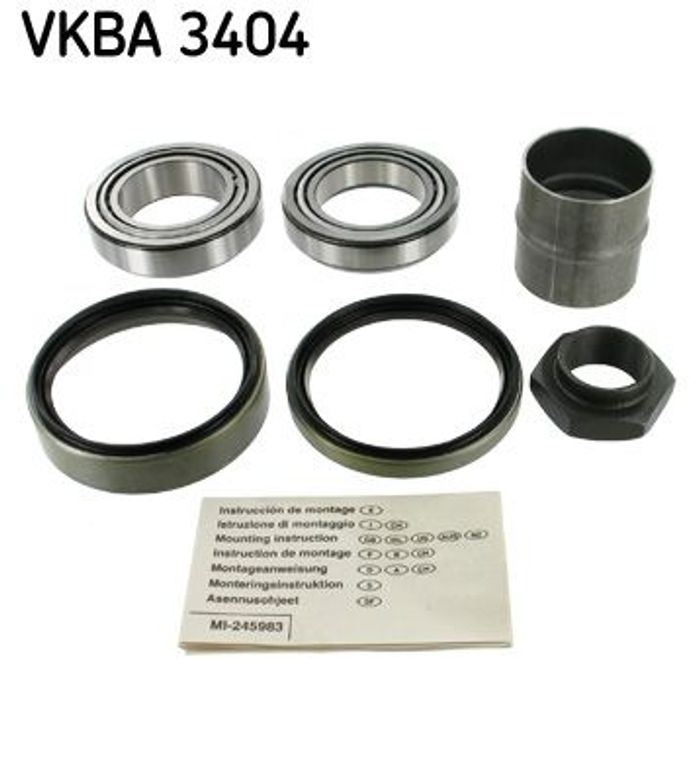 Radlagersatz vorne L/R (45x75x21,5) passt zu: MERCEDES MB (W631), T1 (B602);...