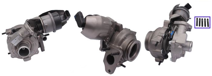 Turbolader (Runderneuert) passt zu: ALFA ROMEO MITO; FIAT 500L, GRANDE PUNTO,...