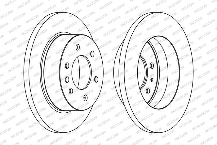 Bremsscheibe hinten L/R passt zu: MERCEDES SPRINTER 2-T (B901, B902), SPRINTE...