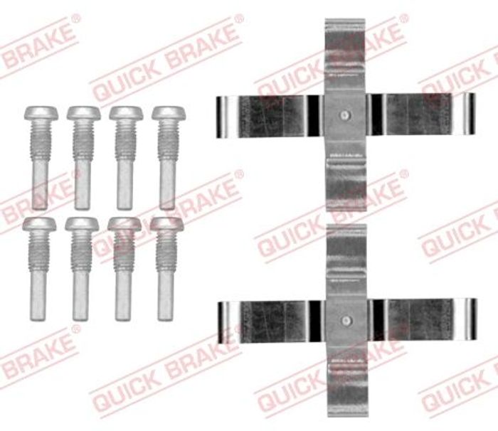 Montagesatz des Bremsklotzes vorne passt zu: AUDI A6 C7, A7, A8 D4 1.8-6.3 11...
