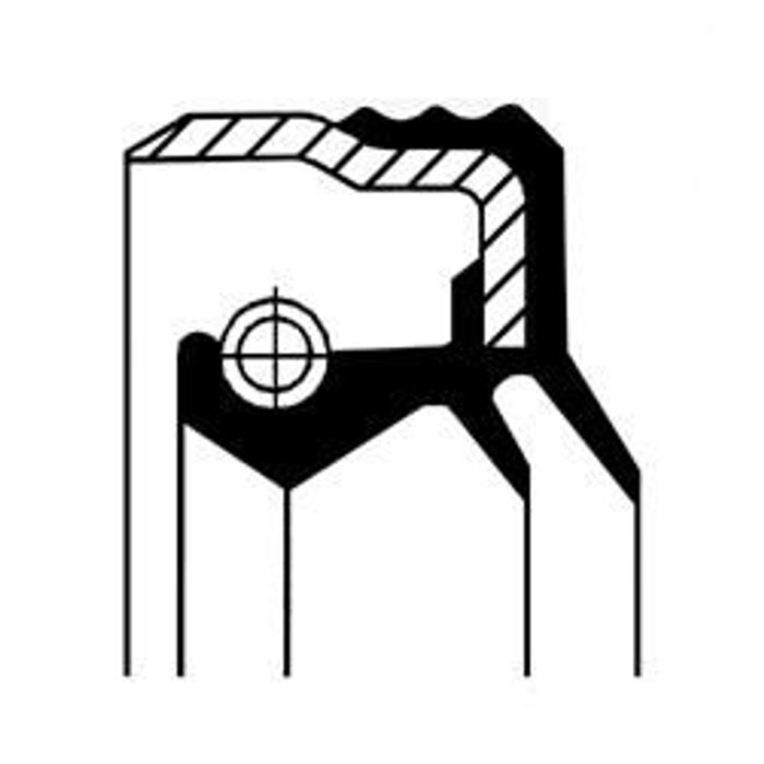 Radnabendichtung (100x130x13) passt zu: MAN F90; MERCEDES CONECTO (O 345), SK...