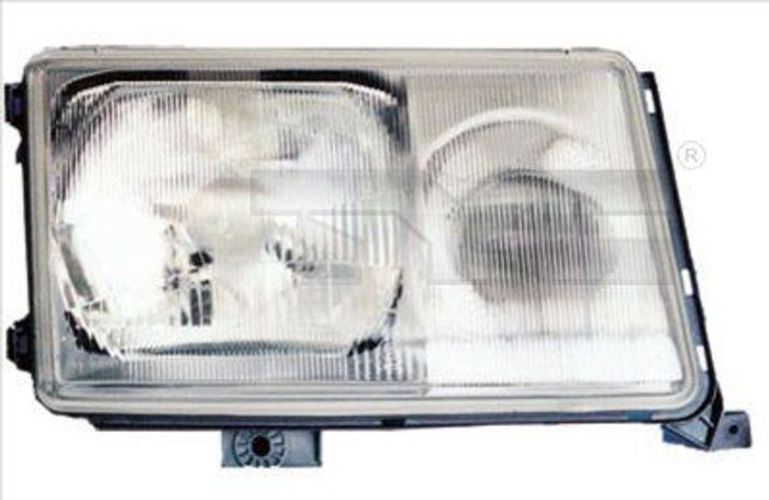 Scheinwerfer L (H3/H4, Pneumatisch, einsatzfarbe: silber, blinkerfarbe: orang...