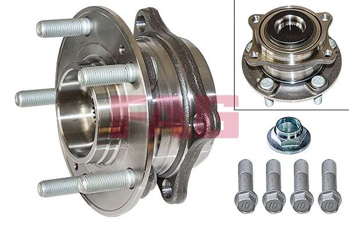 Radlagersatz mit Nabe vorne L/R (mit Naben) (35x139,3x50) passt zu: HYUNDAI G...
