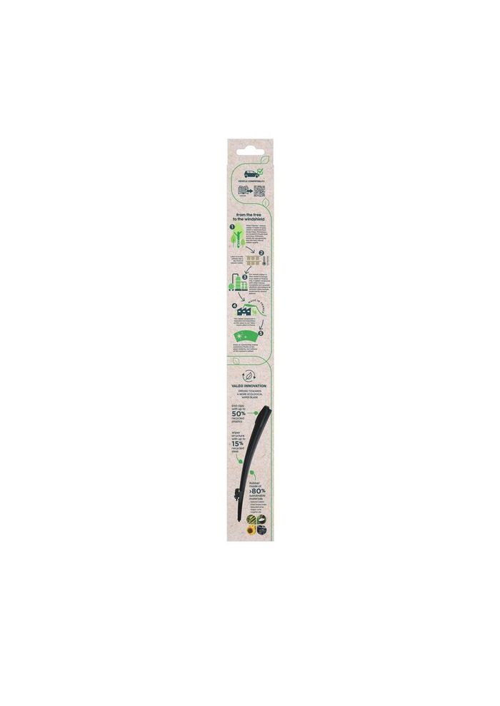 Wischerblatt Flachbalkenwischer vorne mit Spoiler (1Stück) Canopy 350mm passt...