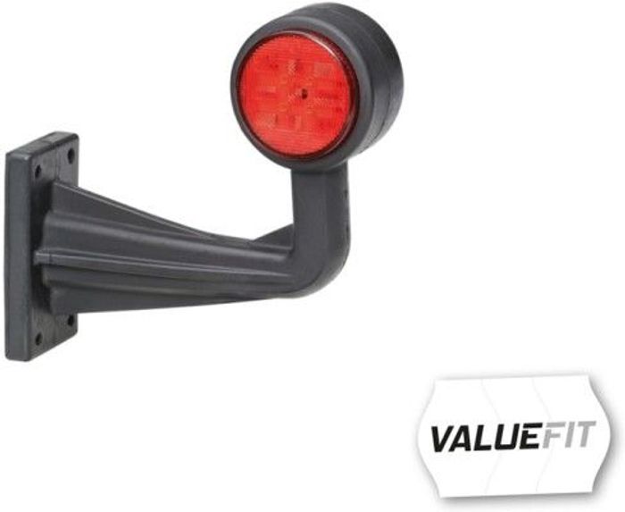 Markierungslicht R, rot/weiß, LED, höhe 159mm; breite 148,2mm; tiefe 45mm, ve...