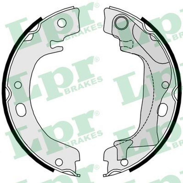 Bremsbacke passt zu: TOYOTA COROLLA 1.3-2.0D 09.00-12.18