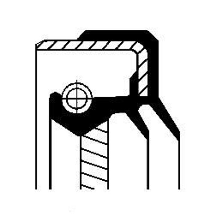 Radnabendichtung (80x120x13/21/21) passt zu: DAF 75, 85 CF, CF 75, CF 85