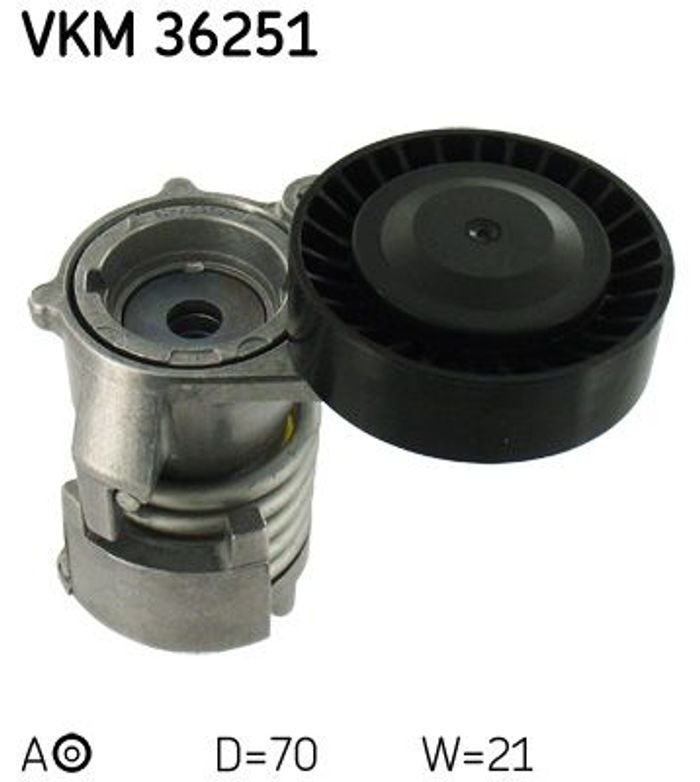 Keilriemenspanner passt zu: VOLVO C30, C70 II, S40 II, V40, V50; FORD FOCUS I...
