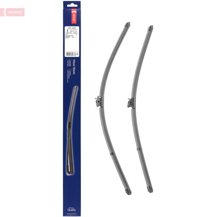 Wischerblatt Flachbalkenwischer vorne (2Stück) Flat Blades 650/600mm passt zu...