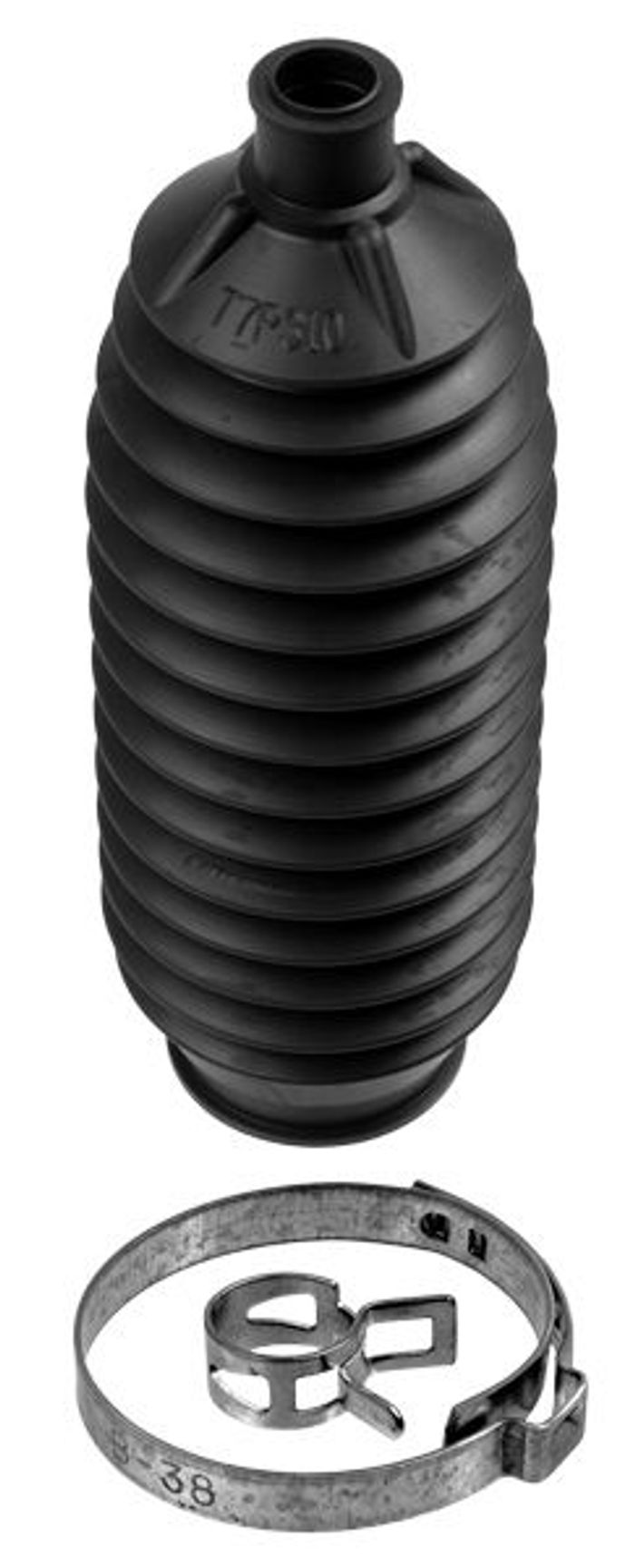 Lenkgetriebeschutz R (länge168mm 12mm/39mm, Schellen) passt zu: HONDA JAZZ II...