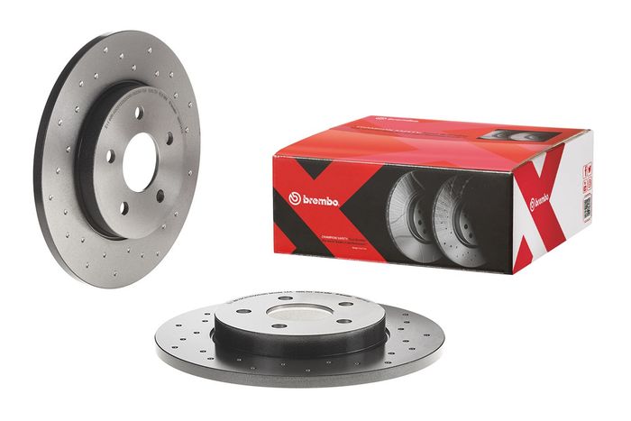 Bremsscheibe hinten L/R passt zu: FORD MONDEO III; JAGUAR X-TYPE I 1.8-3.0 10...