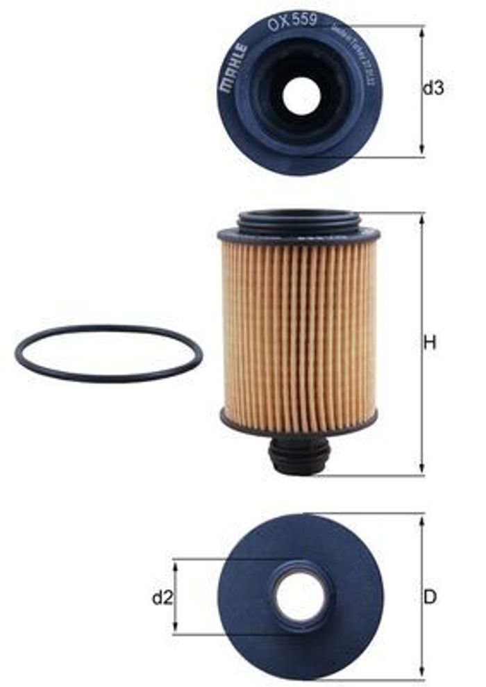 Ölfilter passt zu: CHEVROLET AVEO, MALIBU; OPEL ASTRA J, ASTRA J GTC, CASCADA...
