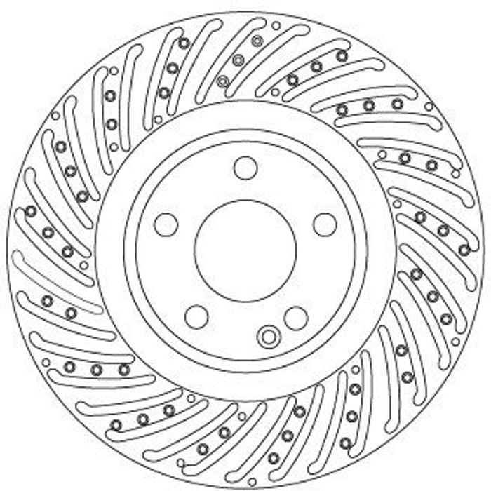 Bremsscheibe vorne L/R passt zu: MERCEDES A (W176), B SPORTS TOURER (W246, W2...