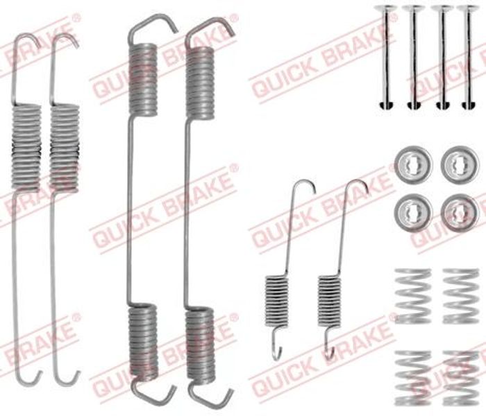 Montagesatz der Bremsbacken (LUCAS) passt zu: CITROEN C25; FIAT DUCATO, TALEN...