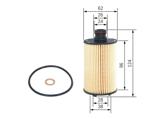 Ölfilter passt zu: SSANGYONG ACTYON II, ACTYON SPORTS I, ACTYON SPORTS II, KO...