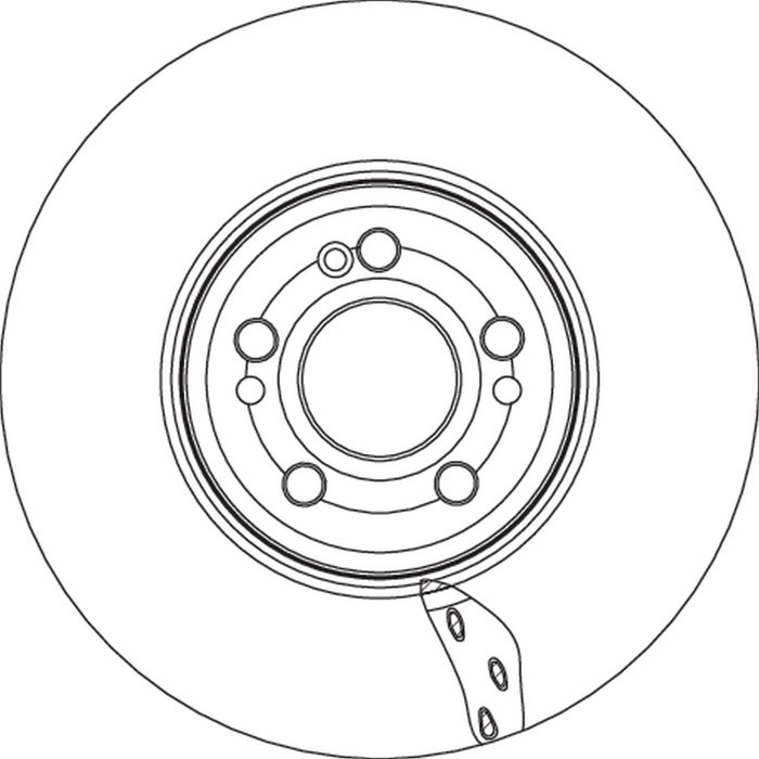 Bremsscheibe vorne L/R passt zu: MERCEDES GLE (V167) 2.0D/2.0DH 10.18-03.23