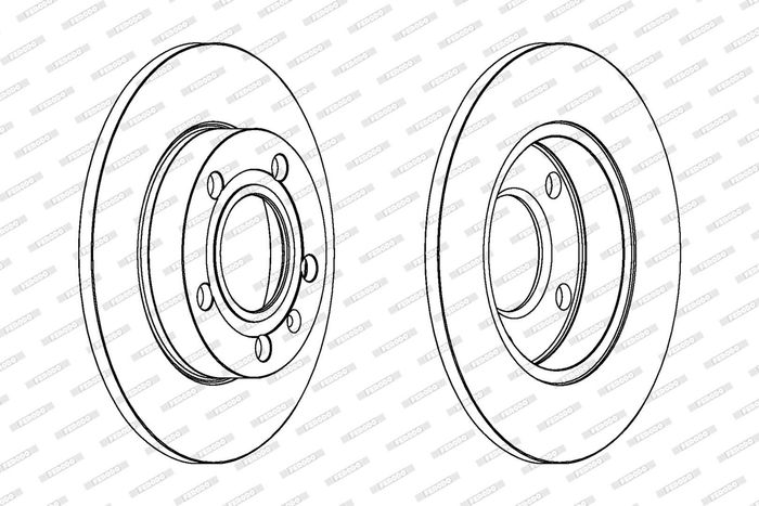 Kpl. Scheibenbremsen hinten L/R passt zu: AUDI 80 B4, A4 B6, A4 B7, A4 B8; SE...