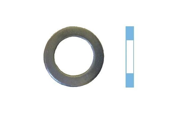 Dichtung der Ölsumpfschraube (14x22x2) passt zu: VOLVO S40 I, V40; ACURA INTE...