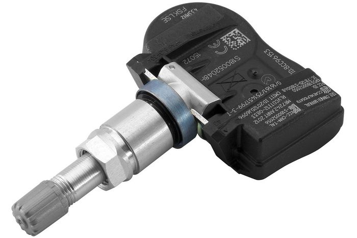 Rad Luftdruck Sensor VDO, dediziert programmiert, mit Aluminiumventil, 433 MH...
