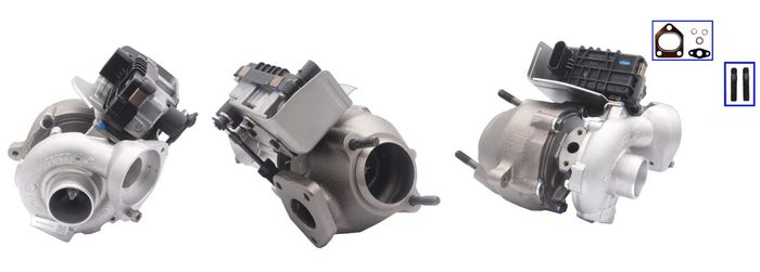 Turbolader (Runderneuert, mit Dichtungssatz) passt zu: BMW 3 (E46) 2.0D 09.01...