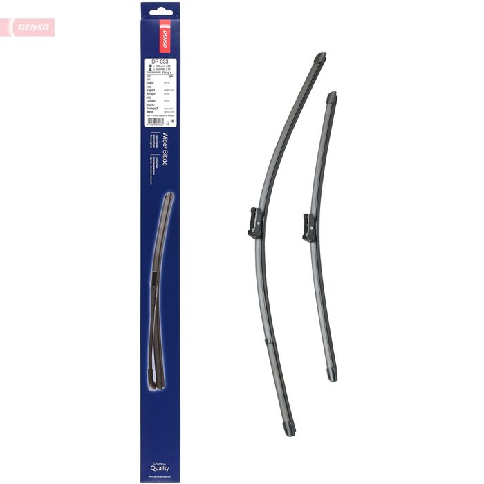 Wischerblatt Flachbalkenwischer vorne mit Spoiler (2Stück) Flat Blades 600/40...