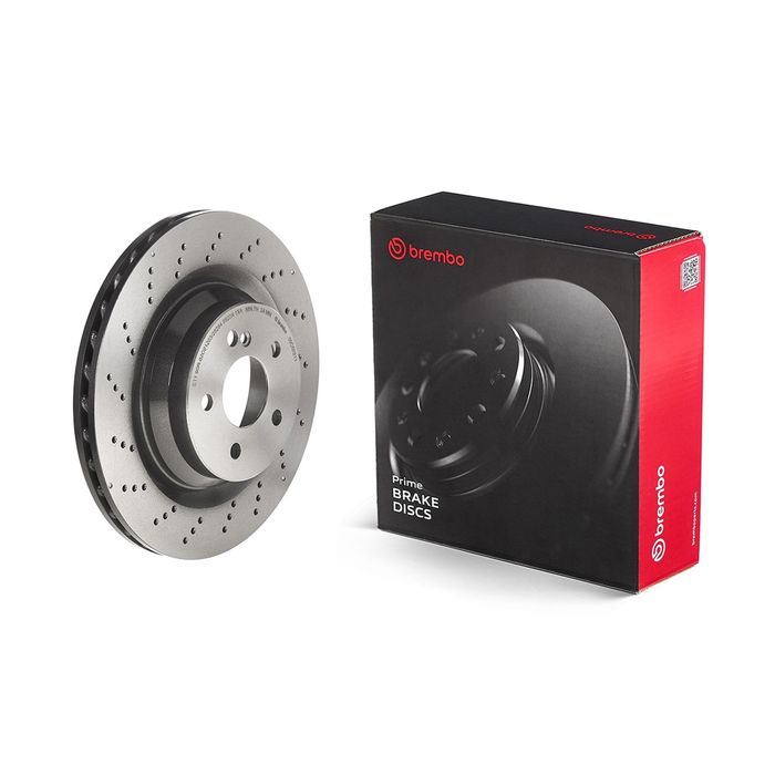 Bremsscheibe hinten L/R passt zu: MERCEDES CLS (C219), E (W211), E T-MODEL (S...