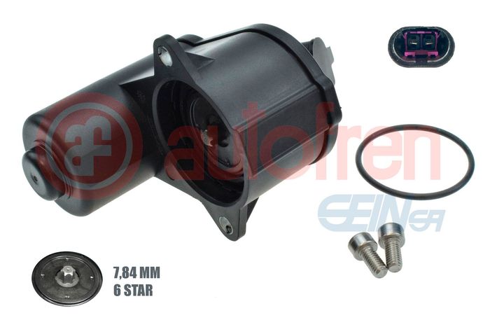 Bremssattelmotor hinten L/R (anzahl der Zähne 6) passt zu: AUDI Q3; SEAT ALHA...